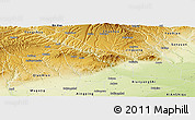 Physical Panoramic Map of Liquan