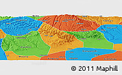 Political Panoramic Map of Liquan
