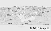 Silver Style Panoramic Map of Liquan
