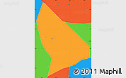 Political Simple Map of Liquan