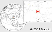 Blank Location Map of Lueyang