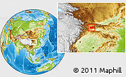 Physical Location Map of Lueyang