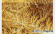 Physical Map of Lueyang