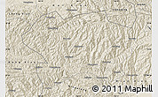 Shaded Relief Map of Lueyang