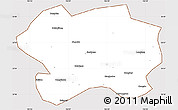 Classic Style Simple Map of Lueyang, cropped outside