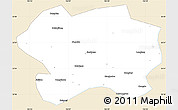 Classic Style Simple Map of Lueyang, single color outside