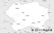 Silver Style Simple Map of Lueyang