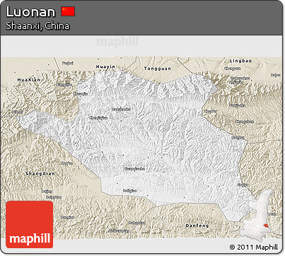 Classic Style 3D Map of Luonan
