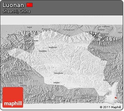 Gray 3D Map of Luonan