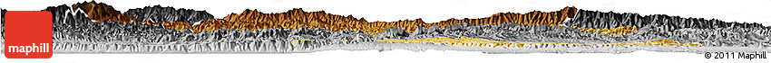 Physical Horizon Map of Luonan, desaturated