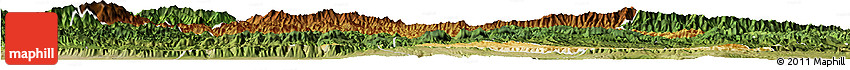 Physical Horizon Map of Luonan, satellite outside