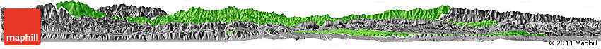 Political Horizon Map of Luonan, desaturated Political Horizon Map of Luonan, desaturated