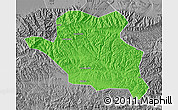 Political Map of Luonan, desaturated