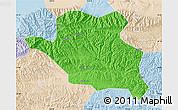 Political Map of Luonan, lighten