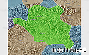 Political Map of Luonan, semi-desaturated