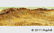 Physical Panoramic Map of Luonan