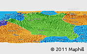 Political Panoramic Map of Luonan