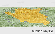 Savanna Style Panoramic Map of Luonan