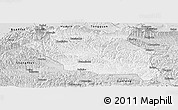 Silver Style Panoramic Map of Luonan