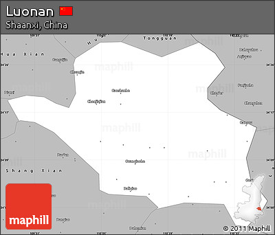 Gray Simple Map of Luonan