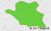 Political Simple Map of Luonan, cropped outside