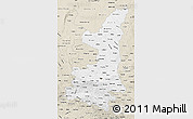 Classic Style Map of Shaanxi