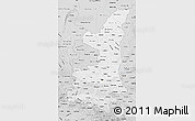Silver Style Map of Shaanxi