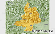 Savanna Style 3D Map of Mian Xian