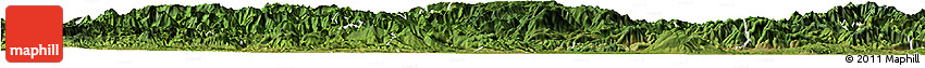 Satellite Horizon Map of Mian Xian