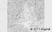 Silver Style Map of Mian Xian