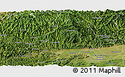 Satellite Panoramic Map of Mian Xian