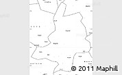 Blank Simple Map of Mian Xian