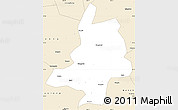 Classic Style Simple Map of Mian Xian
