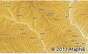 Physical 3D Map of Mizhi