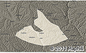 Shaded Relief 3D Map of Mizhi, darken