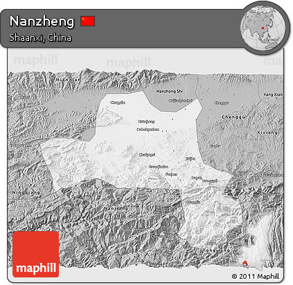 Gray 3D Map of Nanzheng