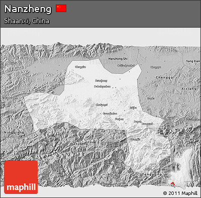 Gray 3D Map of Nanzheng