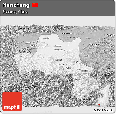 Gray 3D Map of Nanzheng