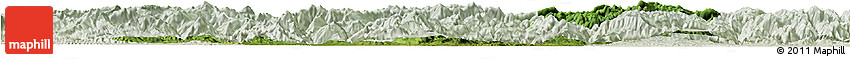 Satellite Horizon Map of Nanzheng, lighten Satellite Horizon Map of Nanzheng, lighten