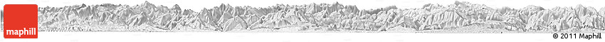 Silver Style Horizon Map of Nanzheng