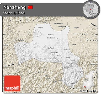 Classic Style Map of Nanzheng