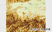 Physical Map of Nanzheng