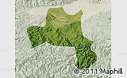 Satellite Map of Nanzheng, lighten