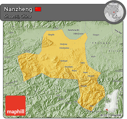 Savanna Style Map of Nanzheng
