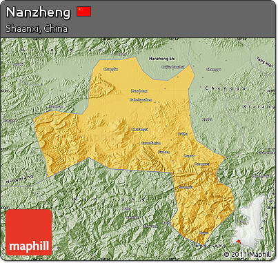 Savanna Style Map of Nanzheng