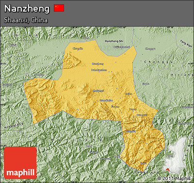 Savanna Style Map of Nanzheng