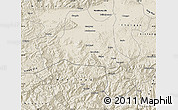 Shaded Relief Map of Nanzheng