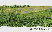 Satellite Panoramic Map of Nanzheng