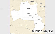 Classic Style Simple Map of Nanzheng