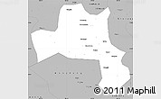 Gray Simple Map of Nanzheng